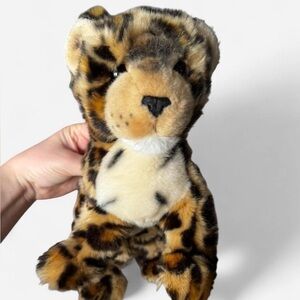 Douglas Cuddle Toy Spatter Leopard Cup Soft Plush Animal Toy (Retired)